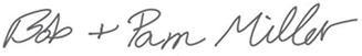 Bob and Pam's Signature